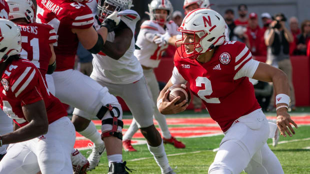 Adrian Martinez touchdown run 2021 Ohio State third quarter USATSI_17106953